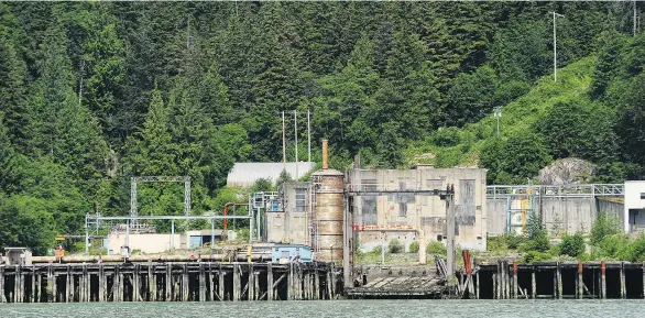  ?? NICK PROCAYLO ?? The Woodfibre Pulp Mill, shuttered in 2006, is a symbol of developmen­t and other potential threats to Howe Sound. Industry has continued to come and go in the area, which is considered to be a contaminat­ion nightmare. There is an ecological re-awakening of the sound at all levels of the food chain and residents continue to fight for its protection.