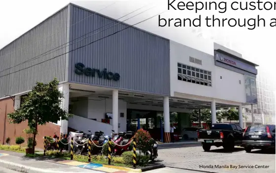  ??  ?? Honda Manila Bay Service Center