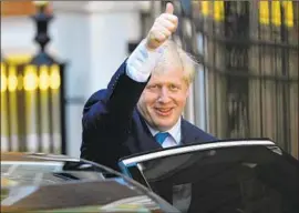  ?? Neil Hall EPA/Shuttersto­ck ?? DESPITE his privileged background, British Prime Minister Boris Johnson has proved adept at casting himself as a champion of the downtrodde­n, analysts say.