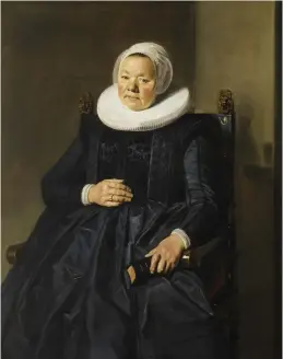  ??  ?? 2. Portrait of a Woman, 1635, Frans Hals, oil on canvas, 116.5 × 93.3cm. Frick Collection, New York