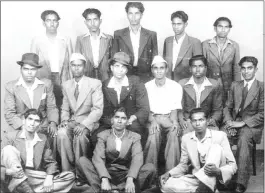  ??  ?? Indians played no small role in the fight for the country’s liberation. In the photo are a group of passive resisters from the farming community of Welbedacht, west of Durban, in the late 1950s.