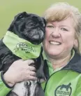  ??  ?? PUG LOVE: Lisa Butland pictured with pug Alfie