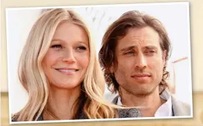  ??  ?? Gwyneth Paltrow and Brad Falchuk. Right: In WSJ magazine