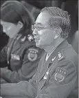  ?? AFP Brahma Chellaney is a geostrateg­ist and author The views expressed are personal ?? Former chief of the PLA joint staff department General Fang Fenghui