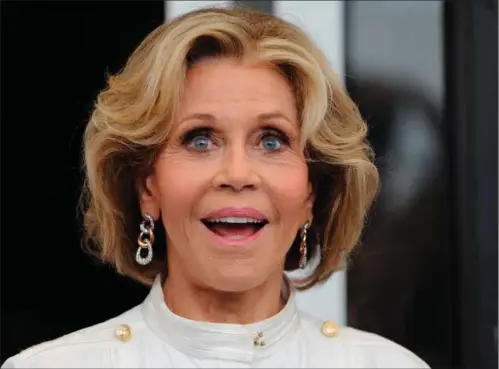  ?? FOTO: RITZAU SCANPIX ?? 82- årige Jane Fonda er blevet hædret med bl. a. to Oscars og syv Golden Globes.