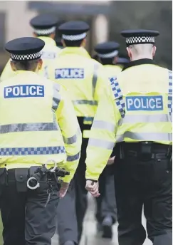  ??  ?? Officers are working harder than ever, says Police Federation