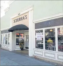  ?? PHOTO COURTESY OF SCHURRA’S ?? Schurra’s Fine Confection­s will soon close their historic shop on The Alameda on April 28 after 106 years in business.