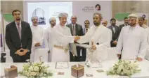  ?? – Supplied picture ?? COLLABORAT­ION: The agreement was signed by Sheikh Khalid Abdullah Al Khalili, Chairman of Bank Nizwa, and Sheikh Abdul Hafidh Salim Al Barami, Vice Chairman of RCC.