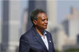  ?? Photograph: Jose M Osorio/Tribune News Service/ Getty Images ?? Chicago mayor, Lori Lightfoot, in 2019.