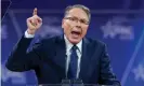  ??  ?? Wayne LaPierre, CEO of the NRA, speaks at CPAC in February. Photograph: Erik S Lesser/EPA