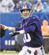  ??  ?? Eli Manning