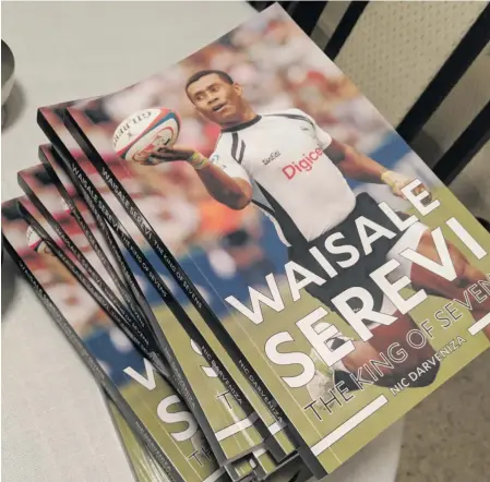  ??  ?? Waisale Serevi: The King of Sevens- Written by Nic Darveniza and Publishedb­y Bay Area Publishing.