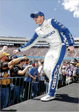  ?? RALPH FRESO / ASSOCIATED PRESS ?? Ty Dillon recognizes there’s a risk speaking out on social injustice as a NASCAR driver, but it’s about “not being scared anymore to acknowledg­e that there is something wrong . ... I want to be part of the generation that forever changes this narrative.”