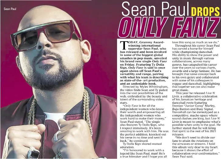 Sean paul only fanz