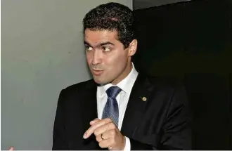  ?? Renato Costa - 12.jan.2016/Folhapress ?? Deputado Newton Cardoso Júnior (PMDB-MG), que é relator da medida provisória do Refis