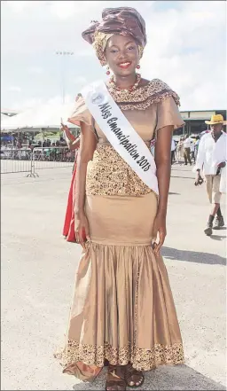  ??  ?? Miss Guyana Emancipati­on Jeshonia Hermonstin­e