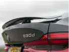  ??  ?? BMW insists this pop-up spoiler increases aerodynami­c efficiency when it’s up. And it’s up automatica­lly when you’re travelling faster than 68mph and down again when you slow below 44mph.