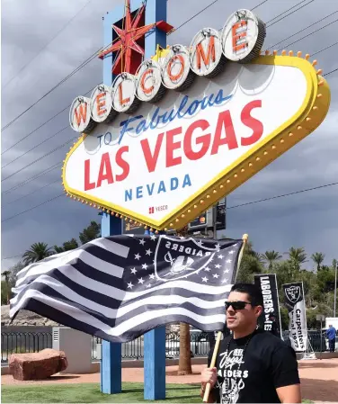  ?? Photograph: Getty ?? Moving the Oakland Raiders to Las Vegas is considered stupid by Peter King, pictured below