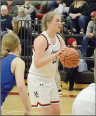  ?? GRAHAM THOMAS/MCDONALD COUNTY PRESS ?? McDonald County junior Samara Smith was voted to the All-Big 8 West Conference first team by the league coaches.