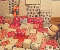  ??  ?? ● The photo of Daisy’s presents which led some Facebook users to brand her a ‘spoilt brat’