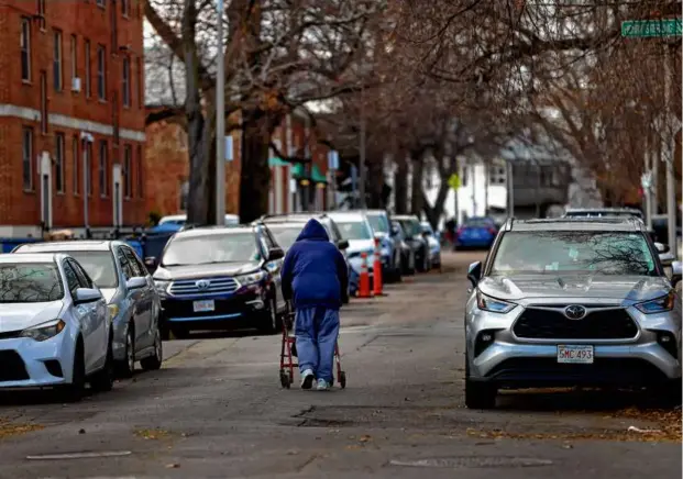  ?? DAVID L. RYAN/GLOBE STAFF ?? Overhaulin­g the Mary Ellen McCormack housing would be one of the largest public housing redevelopm­ent projects in Boston’s history.