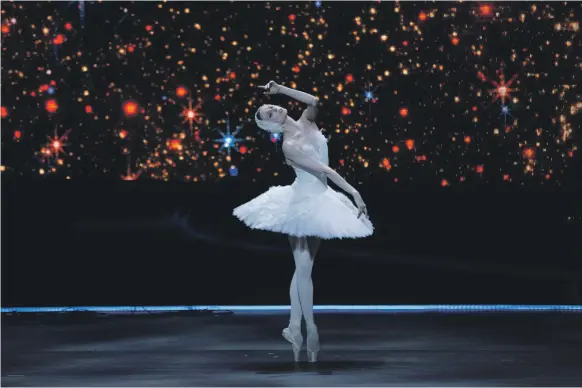  ?? Pictures: Bravo ?? Bolshoi Ballet principal dancer Svetlana Zakharova graced Sunday evening’s events in Moscow