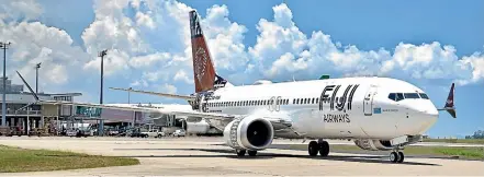  ??  ?? Fiji Airways said that, in line with the stance taken by aviation regulators, it had decided to temporaril­y ground its two 737 Max 8s until more informatio­n was known about the cause of the Ethiopian accident.