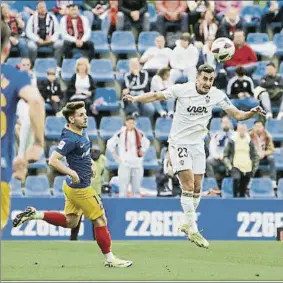  ?? FOTO: LALIGA ?? El Andorra se hunde Cayó por la mínima ante un Albacete que toma oxígeno