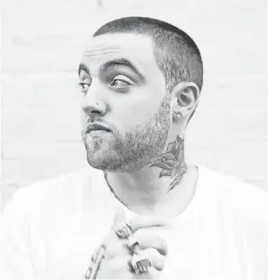  ?? BRICK STOWELL ?? Mac Miller, who died Sept. 7, was open about his battle with drug addiction.