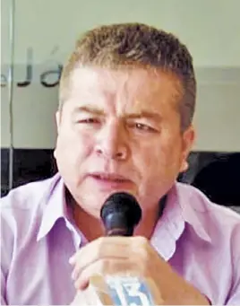  ?? ?? Miguel Vega, ex intendente de Jáchal, había sido denunciado por el ex ▲ candidato a diputado, Jorge Morales.