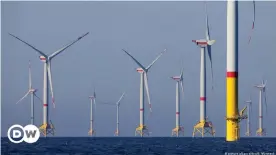  ??  ?? Vorbild für die USA: Offshore-Windpark in der Ostsee (vor der Insel Rügen)