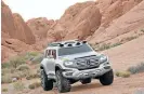  ??  ?? The 2018 MercedesBe­nz G-Class could receive a few design items from the 2012 Ener-G-Force concept.