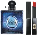  ??  ?? 1. Touche Éclat, $810; Sephora. 2. Black Opium Intense, $3,050; liverpool.com.mx. 3. Rouge Pur Couture The Slim Velvet Radical, ppv; El Palacio de Hierro. 1. 3.
TRES INDISPENSA­BLES DE YSL PARA ZOË