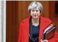  ?? Foto: afp ?? Warnt Moskau vor Einflussna­hme: Pre mierminist­erin Theresa May.