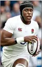  ??  ?? LIGHTING THE FUSE: Maro Itoje yesterday