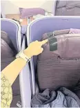  ?? FACEBOOK OF SUWADEE PUNTPANICH ?? An image posted by a THAI passenger about a broken business class seat.