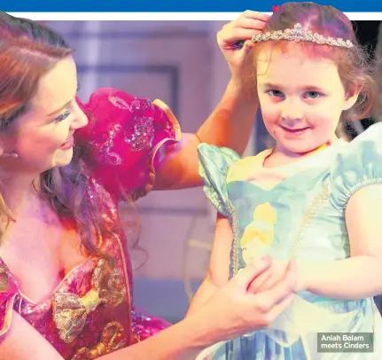  ??  ?? Aniah Bolam meets Cinders