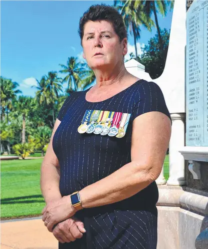  ?? CONFUSION: Lynne Foster says there are a lot of veterans organisati­ons seeking government help. Picture: EVAN MORGAN ??