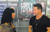  ?? JOHN KATSILOMET­ES/ LAS VEGAS REVIEW-JOURNAL ?? Jeff Timmons, shown here in October 2016 with Jennifer Romas of “Sexxy” at Westgate Las Vegas, is launching his male revue “Men of the Strip” at the Havana Room at Tropicana Las Vegas.