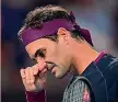  ??  ?? Numero 4 Roger Federer, 38 anni