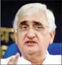  ??  ?? Salman Khurshid