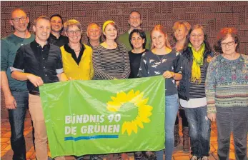  ?? SZ-FOTO: BARBARA KÖRNER ?? Die Erbacher Grünen haben ihre Liste vollbekomm­en.