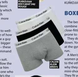  ??  ?? CALVIN KLEIN BRIEFS