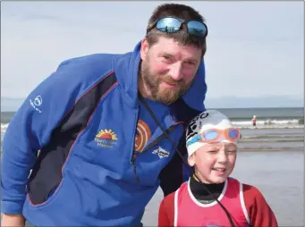  ??  ?? At the Regional finals of the Surf Lifesaving competitio­n in Rossnowlag­h.