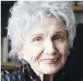  ??  ?? Alice Munro