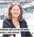  ?? ?? KAROVA VAŽI ZA POLITIČARK­U KOJOJ LJUDI VERUJU