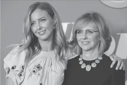  ?? CHRIS PIZZELLO/THE ASSOCIATED PRESS ?? Home Again writer-director Hallie Meyers-Shyer, 30, left, follows in the footsteps of her mom, Nancy Meyers.