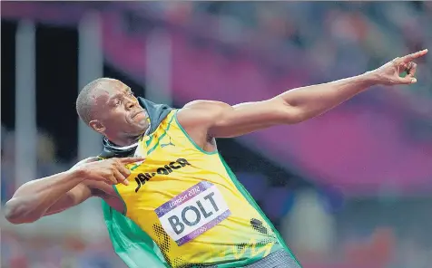  ?? USAIN BOLT, EIGHT-TIME OLYMPIC CHAMPION GETTY IMAGES ?? Usain Bolt is widely considered the greatest track and field athlete to have set foot on this planet, and completed a hat-trick of the 100m200m sprint double victories at the Olympic Games.