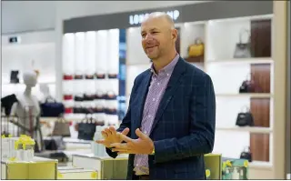  ?? RICHARD DREW — THE ASSOCIATED PRESS ?? President of Stores Jamie Nordstrom at the Nordstrom NYC Flagship store, in New York,