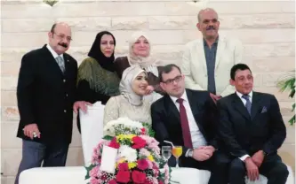  ??  ?? Hadeel Mohammed Al-Shaikh and Ahmed Al-Ejairi celebrated their engagement recently in a joyful ceremony held at Al-Zumurruda Ceremonial Hall, and attended by friends and family from both sides. Congratula­tions to Hadeel and Ahmed, and wish you a long happy life together.